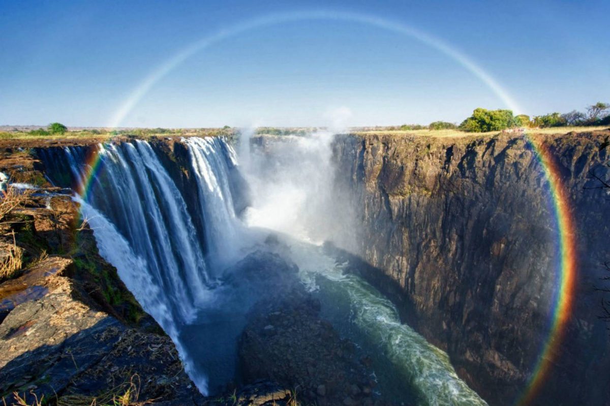 The Victoria Falls One Of The Seven Natural Wonders Of The World